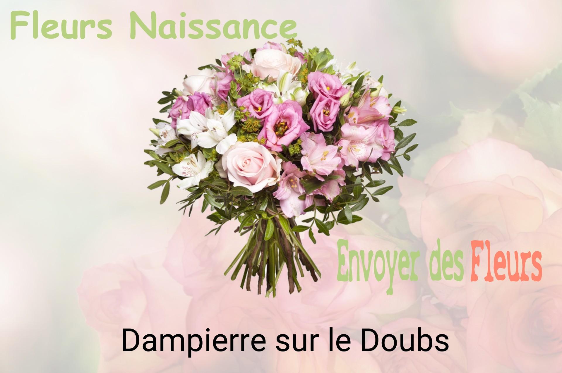 Bouquet de fleurs de naissance livré à Dampierre-sur-le-Doubs