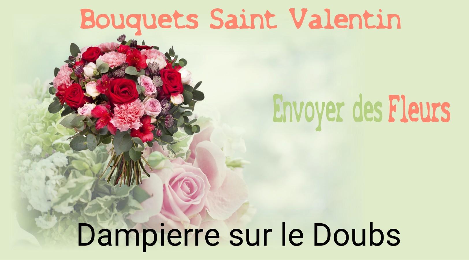 Roses de Saint-Valentin livrées à Dampierre-sur-le-Doubs